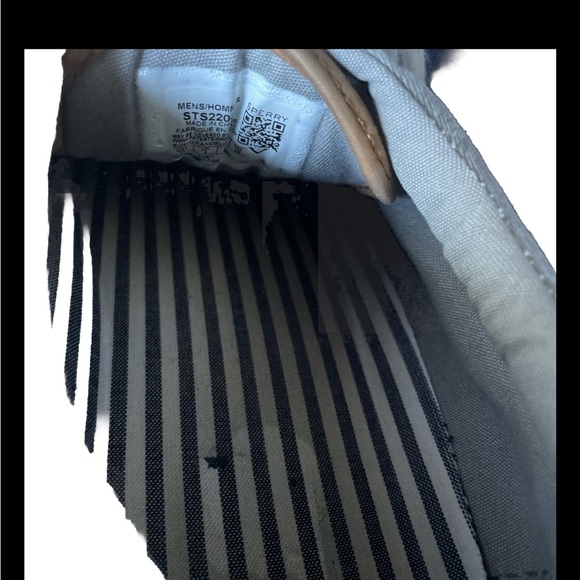 2/$30 Sperry Shoes Men's 10 Gray White Lace Up Casual Sneakers Preppy Coastal - Picture 3 of 8